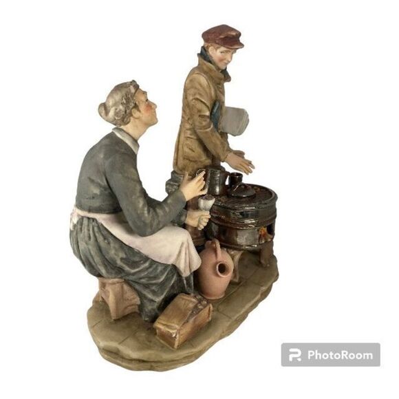 Capodimonte Pucci #8508 Mother & Son Figurine #44/59 Hand Painted Italy - Picture 3 of 10